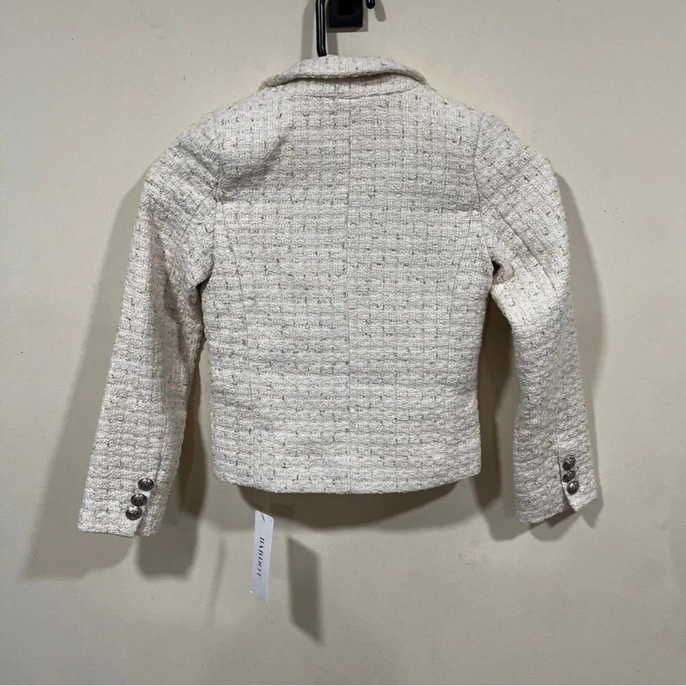 NWT Bardot Junior Girls' Roma Boucle Blazer - Little Kid, size 7